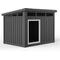 Show in main carousel: Yafylly Durable Outdoor & Indoor Slanted Roof Dog House, Black slide 1 of 7