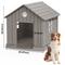 Show in main carousel: Yafylly 38-inch Durable Outdoor & Indoor Dog House, Light Brown slide 8 of 9