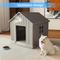Show in main carousel: Yafylly 38-inch Durable Outdoor & Indoor Dog House, Light Brown slide 9 of 9
