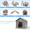 Show in main carousel: Yafylly 38-inch Durable Outdoor & Indoor Dog House, Light Brown slide 7 of 9