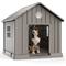 Show in main carousel: Yafylly 38-inch Durable Outdoor & Indoor Dog House, Light Brown slide 2 of 9