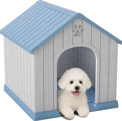 Show full view: Yafylly Durable Outdoor Dog House, Blue slide 2 of 7