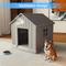 Show in main carousel: Yafylly 31-inch Durable Outdoor & Indoor Dog House, Light Brown slide 7 of 9