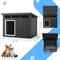 Show in main carousel: Yafylly Durable Outdoor & Indoor Slanted Roof Dog House, Black slide 4 of 7