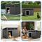 Show in main carousel: Yafylly Durable Outdoor & Indoor Slanted Roof Dog House, Black slide 5 of 7