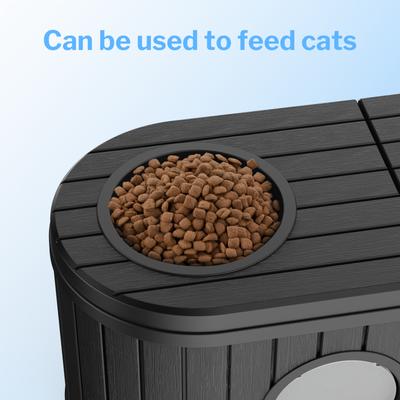 Show full view: Yafylly Triple-Function Cat House, Gray & Black slide 6 of 8