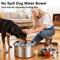 Show in main carousel: Casfuy Spill Proof Stainless Steel with Non-Skid Base Dog Water Bowl, X-Large: 5.6-L slide 2 of 7