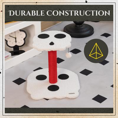 Show full view: Happy & Polly Skull & Bones Gothic Cat Scratch Toy slide 8 of 10