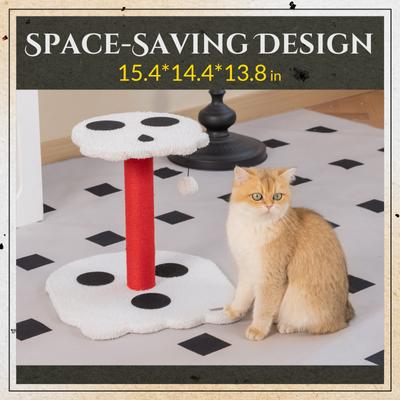 Show full view: Happy & Polly Skull & Bones Gothic Cat Scratch Toy slide 6 of 10