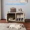 Show in main carousel: Yafylly Multi-functional Storage Cabinet Cat House, Light Beige slide 9 of 10