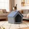 Show in main carousel: Yafylly Indoor Cabin Style Cat House, Blue-Grey slide 7 of 9