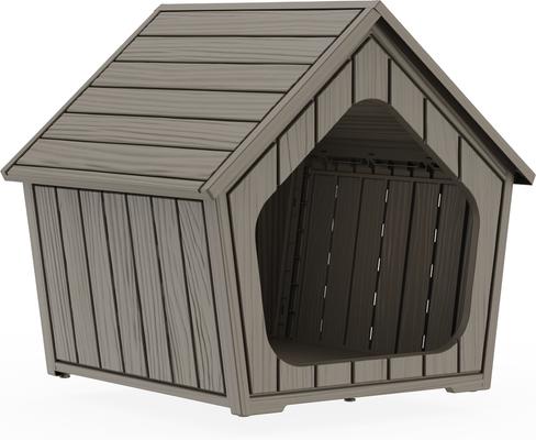 Show full view: Yafylly Indoor Cabin Style Cat House, Light Beige slide 2 of 9