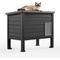 Show in main carousel: Yafylly Deluxe Outdoor Cat House with Removable Divider, Black slide 1 of 9