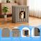 Show in main carousel: Yafylly Multi-Functional Cat House & Litter Box Cabinet, Light Beige slide 9 of 9