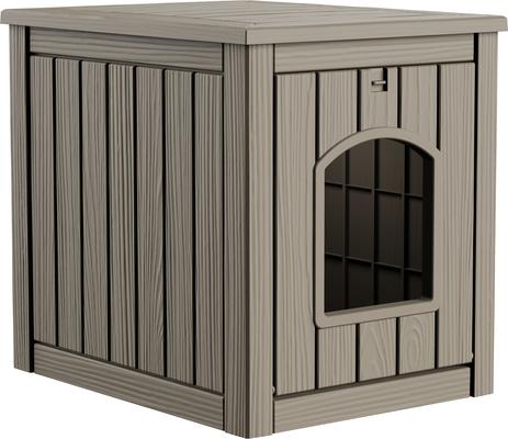 Show full view: Yafylly Multi-Functional Cat House & Litter Box Cabinet, Light Beige slide 2 of 9