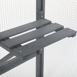 Bencmate Fluffy Soft Couch Dog & Cat Bed, Black slide 2 of 9