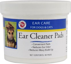 Miracle Care Ear Cleaner Pads for Dogs & Cats, 90 count
