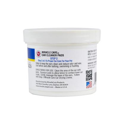 Show full view: Miracle Care Ear Cleaner Pads for Dogs & Cats, 90 count slide 3 of 7