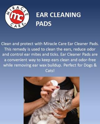 Show full view: Miracle Care Ear Cleaner Pads for Dogs & Cats, 90 count slide 4 of 7