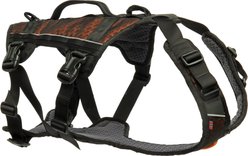Non-stop Dogwear Rock Long Dog Harness, Black/Orange, Large: 28.3 to 43.3-in chest