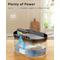 Show in main carousel: PEKTACO Wireless Battery Operated Rechargeable Automatic Cat Water Fountain with Motion Sensor, Fountain + 6 Sponges + 6 Filters, Silver, 2.2-L slide 2 of 8