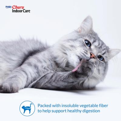 Show full view: Inaba Churu Indoor Care Chicken Recipe Creamy Puree Grain-Free Lickable Cat Treats, 0.5-oz tube, 4 count slide 5 of 11