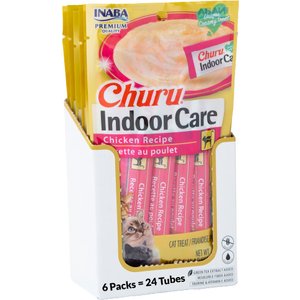 Inaba Churu Tuna & Seafood Variety Creamy Puree Grain-Free Lickable Cat Treats