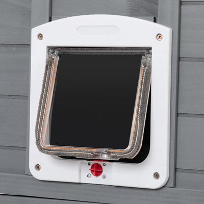 Show full view: Bencmate Plush Tufted Cushion Wood Dog Bed, Brown slide 7 of 9