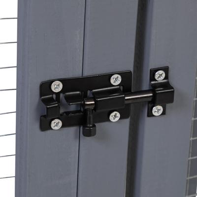 Show full view: Bencmate Plush Tufted Cushion Wood Dog Bed, Brown slide 4 of 9