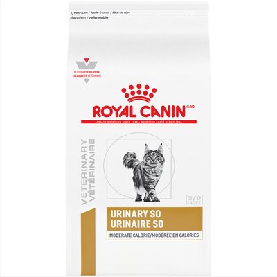 Royal Canin Veterinary Diet Royal Canin Veterinary Urinary SO Moderate Calorie Cat Food, 17.6 lb
