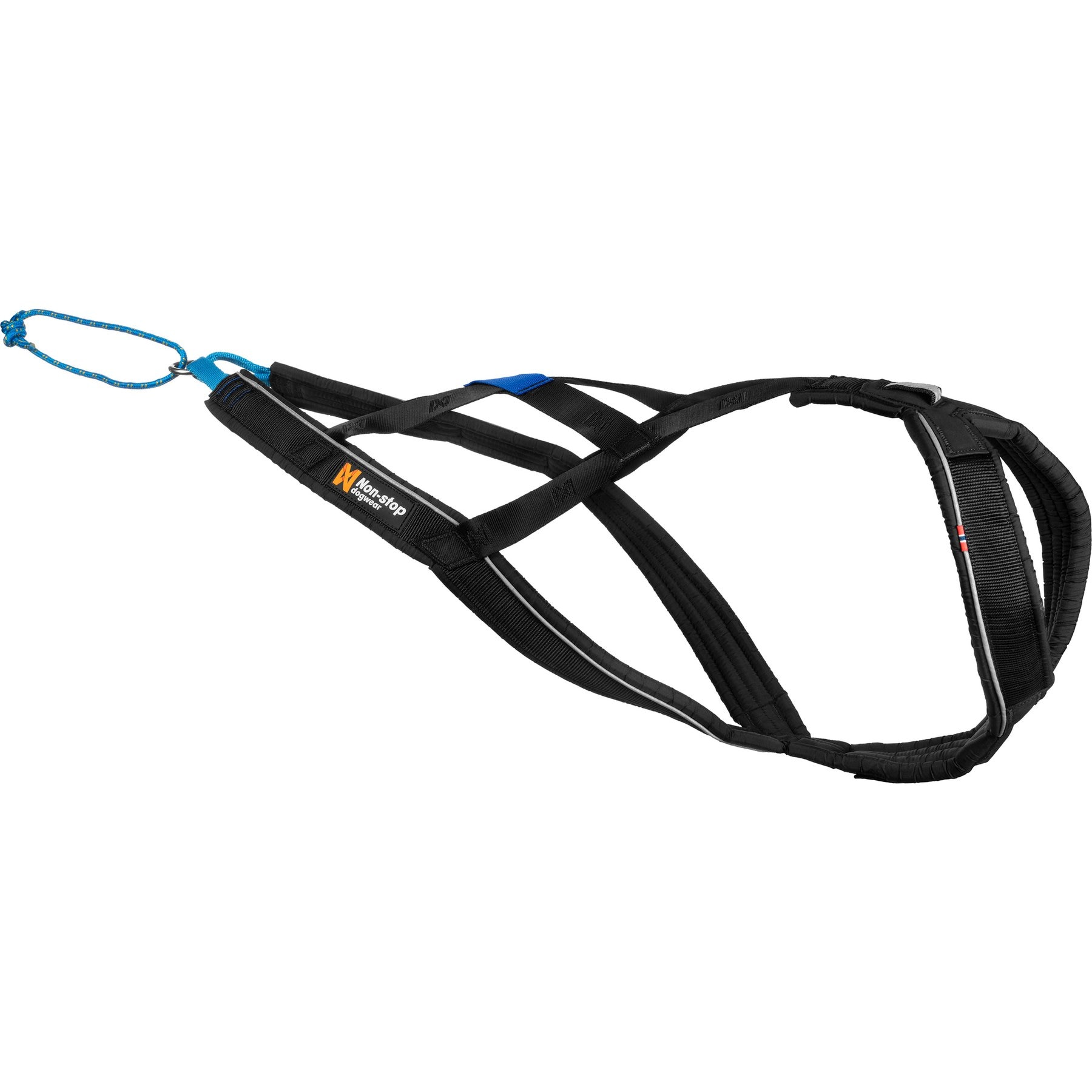 Non-stop Dogwear Nansen Nome 5.0 Dog Harness, Black, 9,5: 29 to 43.2-in chest