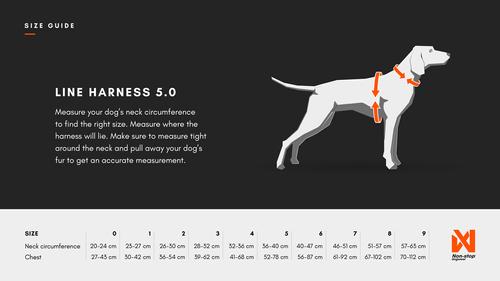 Show full view: Non-stop Dogwear Line 5.0 Dog Harness, Orange, 5: 20.5 to 30.7-in chest slide 2 of 8