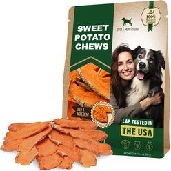 Beloved Pets Sweet Potato Chews Grain-Free Jerky Dog Treats, 300-g bag