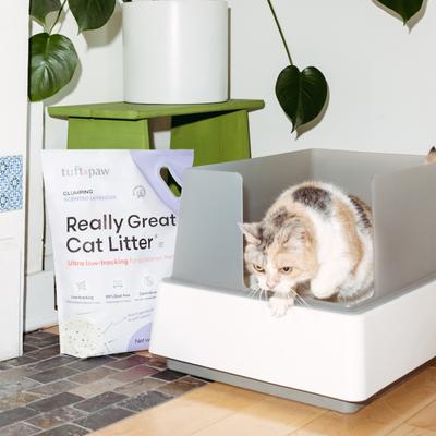 Show full view: tuft & paw Low-Tracking Flushable Tofu Cat Litter, Lavender, 9.25-lb bag slide 8 of 10