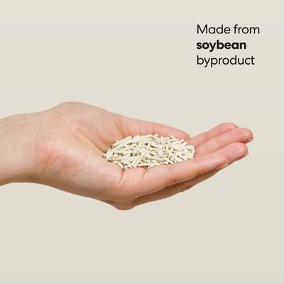 Show full view: tuft & paw Low-Tracking Flushable Tofu Cat Litter, Lavender, 9.25-lb bag slide 7 of 10