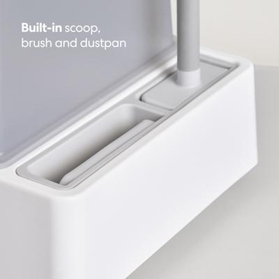 Show full view: Tuft & Paw Cove Modern Cat Litter Box with Dustpan & Litter Scoop slide 3 of 10