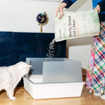Show full view: tuft & paw Really Great Cat Litter Unscented Low-Tracking, Flushable Tofu Cat Litter, 9.25-lb bag slide 7 of 9
