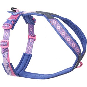 Non-stop Dogwear Rachel Pohl Edition Line 5.0 Dog Harness, Purple/Pink, 5: 20.5 to 30.7-in chest