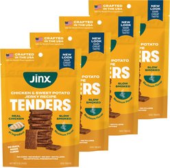 Jinx Chicken Sweet Potato Tenders Jerky Dog Treats, 5-oz bag, 4 count