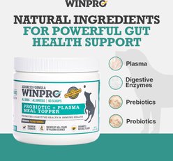 WINPRO Pet Probiotic + Plasma Meal Topper Dog Supplement, 60 scoops slide 2 of 9