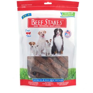 Pet Center Beef Stakes Dog Treats, 8-oz bag