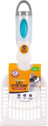 Arm & Hammer Deluxe 2-In-1 Litter Scoop with Waste Bags, Color Varies