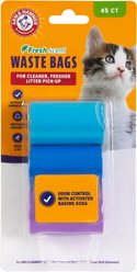 Arm & Hammer Litter Scoop Waste Bag Refills, 45 count