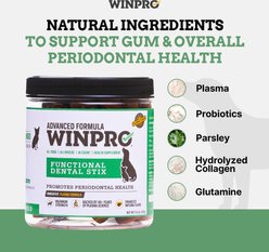 WINPRO Pet Functional Dental Stix Soft Chew Dog Supplement, 16 count slide 2 of 9