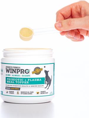 Show full view: WINPRO Pet Probiotic + Plasma Meal Topper Dog Supplement, 60 scoops slide 10 of 10