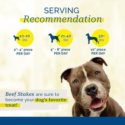 Show full view: Pet Center Beef Stakes Dog Treats, 8-oz bag slide 7 of 8