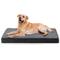 Show in main carousel: JOEJOY Rabbit Fur Quilted Memory Foam Pad Dog & Cat Bed, Grey, 41 x 27 x 4-in slide 1 of 9