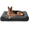Show in main carousel: JOEJOY Rabbit Fur Quilted Orthopedic Furniture Style Sofa Dog & Cat Bed, Grey, 48 x 35 x 10-in slide 1 of 10