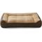 Show in main carousel: JOEJOY Rabbit Fur Quilted Orthopedic Furniture Style Sofa Dog & Cat Bed, Brown, 38 x 28 x 9-in slide 7 of 10