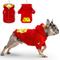 Show in main carousel: Fabulous Fido Cotton Cozy & Comfortable Dog Hoodie with Front Zipper, Red, Medium slide 1 of 10